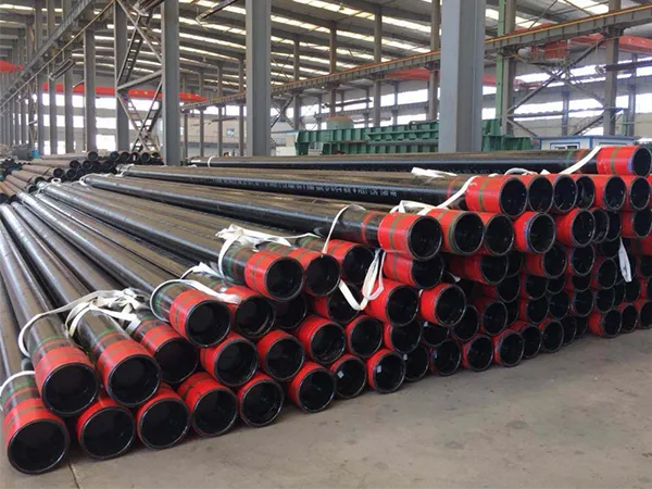 Neatly placed API casing pipe