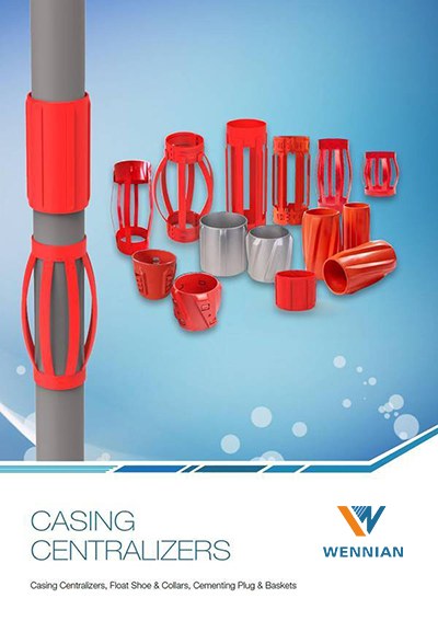 A cover of casing centralizers catalogue