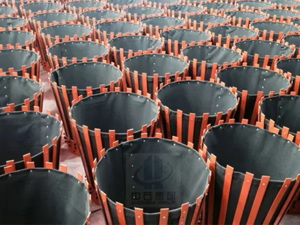 Finished cementing baskets