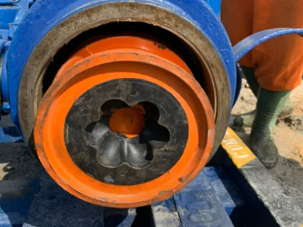 Cementing plug installed in a cement casing head