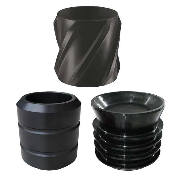 Various downhole tool rubber components