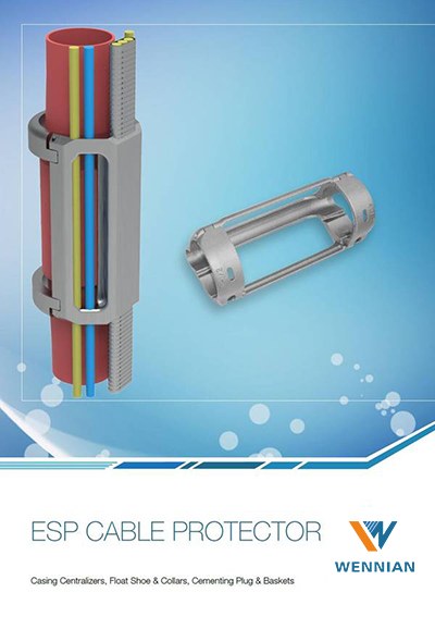 Several different types of esp cable protectors on the cover