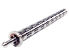A piece of stainless steel slot type drilling pipe mud screen.