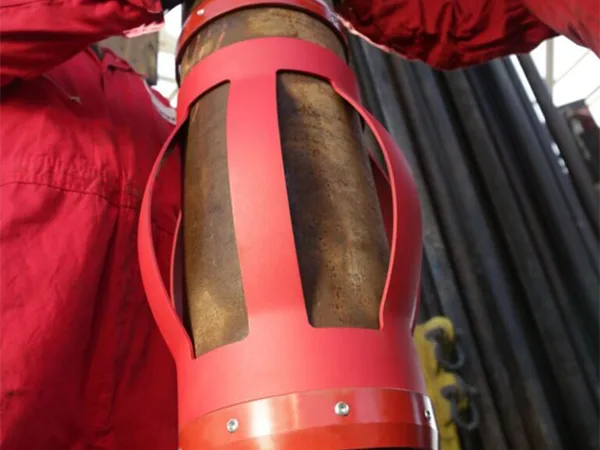 Stop collars installed above casing centralizers